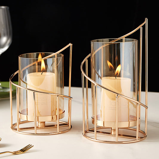 European Style Iron Candlestick Holder